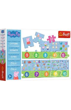Puzzle 20 Peppa Pig: Numere