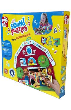 Puzzle cu sunete. Animale de la ferma