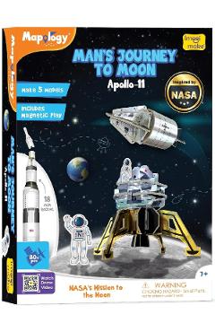Joc de constructie: Calatoria omului pe Luna. Apollo-11