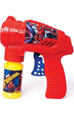 Jucarie pistol de facut baloane: Spiderman