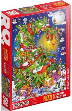 Puzzle 1000 Cartoon Collection - Christmas Tree