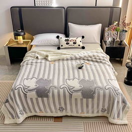 Patura Cocolino pufoasa 200*230cm, model cu pisici