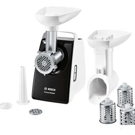 Masina de tocat carne MFW3X13B, 1500 W, 2.5 kg/min, Negru/Alb