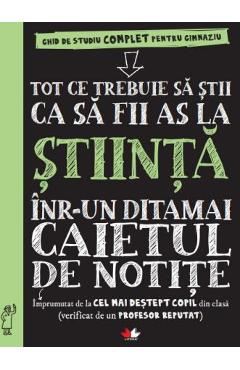 Tot ce trebuie sa stii ca sa fii as la stiinte intr-un ditamai caietul de notite