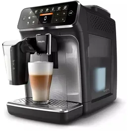 Espressor automat Philips Seria 4300 EP4346/70, Cu spuma LatteGo, 8 programe, Afisaj TFT, Negru