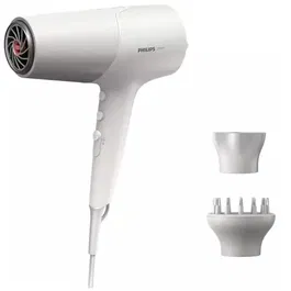 Uscator de par Philips 5000 Series BHD501/20, 2100 W, 2 viteze, 3 trepte temperatura, Alb