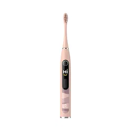 Periuta de dinti electrica Oclean X10 Smart Sonic C01000334, 80.000 vibratii/minut, 5 programe, smart display, roz