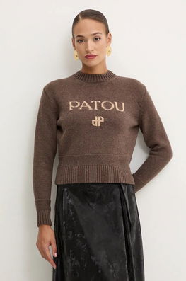 Patou Pulover De Lana Femei, Culoarea Maro, KN1928064
