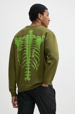 Zoo York Bluza Barbati, Culoarea Verde, Cu Imprimeu, 60200005