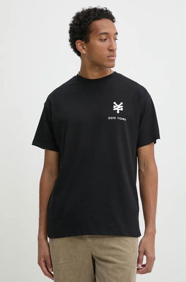 Zoo York Tricou Din Bumbac Barbati, Culoarea Negru, Cu Imprimeu, 60690033