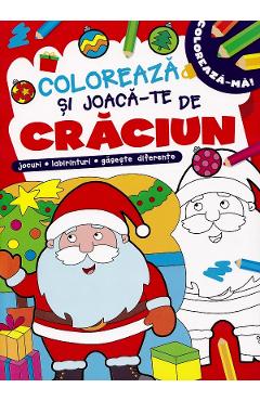 Coloreaza si joaca-te de Craciun