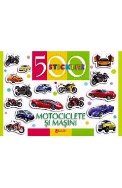 500 stickere. Motociclete si masini