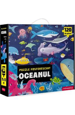 Puzzle fosforescent 120 piese. Oceanul