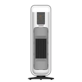 Radiator ceramic Heinner HCH-L2000WH, 2000 W, Display LED, Control touch, Telecomanda, Functie Anti-Inghet, Functie ECO, Functie oscilare, Alb/Negru
