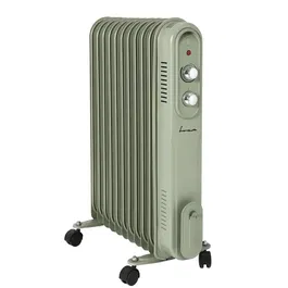 Calorifer electric cu ulei Fram FOH-YR11GR, 11 elementi, 2500 W, 3 setari de temperatura, Termostat ajustabil, Protectie supraincalzire, Verde
