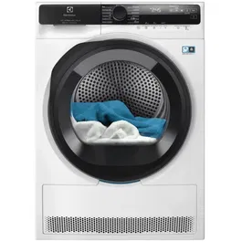 Uscator de rufe Electrolux Ecoline EW8D595MCE, Pompa de caldura, 9 kg, 18 programe, Clasa A+++, WiFi, Motor Inverter, Display LED, SteamCare, Sensicare, 3DSense, Usa reversibila, Iluminare interioara, Alb