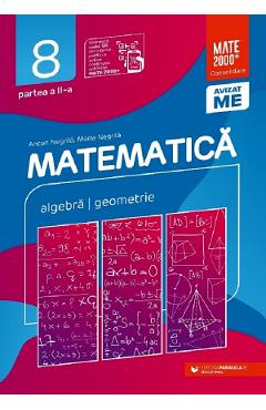 Matematica - Clasa 8 Partea 2 - Consolidare - Anton Negrila, Maria Negrila