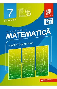 Matematica - Clasa 7 Partea 2 - Consolidare - Anton Negrila, Maria Negrila