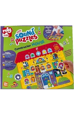 Puzzle cu sunete: Casa