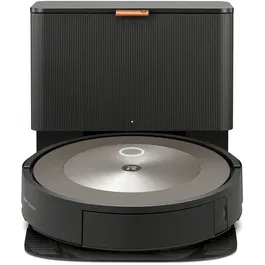 Robot de aspirare cu baza descarcare iRobot Roomba j9+ Ruby j955840, Li-ion, camera frontala, evita obstacole, control aplicatie, bariere virtuale, WiFi, Alexa&Google, senzori scari, negru bronz