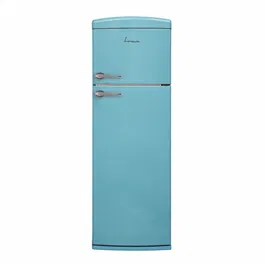 Frigider cu doua usi FDD-VRR311BLE++, Clasa E, Capacitate 311 L, Bleu