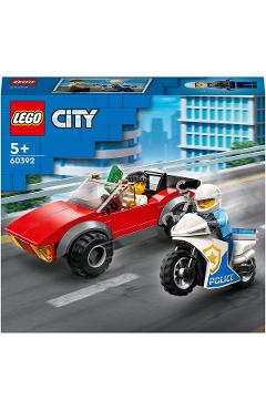 Lego City: Politist pe motocicleta in urmarirea unei masini