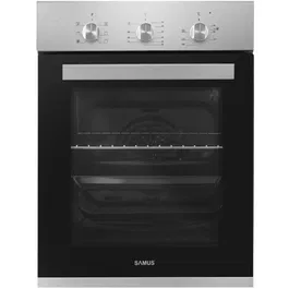 Cuptor incorporabil Samus SC456GTXV, 43 L, 6 Functii, Latime 45 cm,1900 W, Timer mecanic, Grill, Ventilator, Clasa energetica A, Inox
