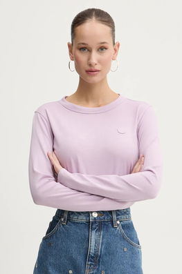 Hugo Blue Longsleeve Din Bumbac Culoarea Verde, 50520316 Violet