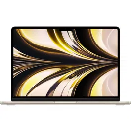Laptop Apple MacBook Air 13 cu procesor Apple M2, 8 nuclee CPU si 8 nuclee GPU, 16GB RAM, 256GB SSD, Starlight, Manual RO