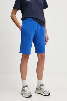 Pangaia Pantaloni Scurti Din Bumbac Neted Albastru
