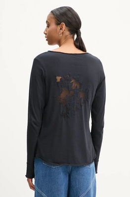 ZADIG&VOLTAIRE Longsleeve Femei, Culoarea Albastru Marin, JWTN00451 Bleumarin