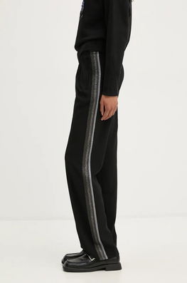 ZADIG&VOLTAIRE Pantaloni Femei, Culoarea Negru, Drept, High Waist, WWPA00784