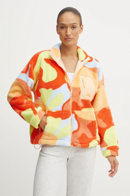 Rip Curl Hanorac Fleece HIGH TIDE Culoarea Portocaliu, Modelator, 06SWFL