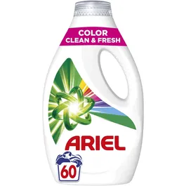 Detergent de rufe lichid Ariel Color Clean & Fresh, 60 spalari, 3L