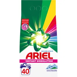 Detergent de rufe pudra Ariel Color, 40 spalari