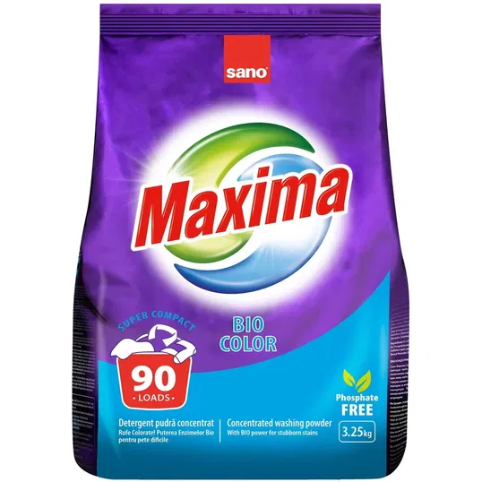 Detergent automat Sano Maxima Biocolor, 3.25 kg