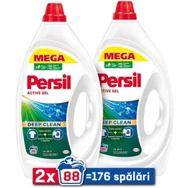 Pachet 2 x Detergent de rufe lichid Persil Deep Clean Regular , 88 spalari, 3,96 L