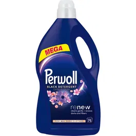 Detergent lichid pentru rufe Perwoll Renew Dark Bloom, 75 spalari, 3750 ml