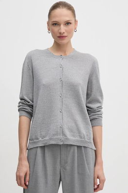 Sandro Ferrone Cardigan Din Lana Culoarea Gri, Light, SFS69YBEQUAD