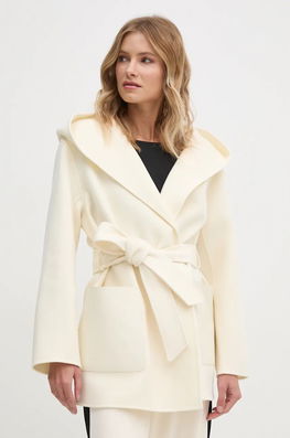 MACKAGE Palton De Lana Culoarea Bej, De Tranzitie, Oversize, AZRA