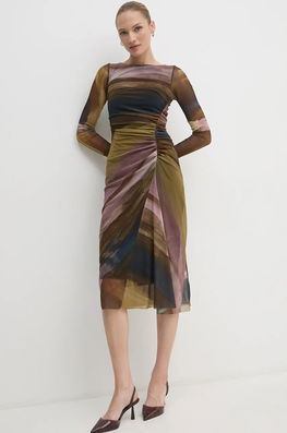 Sandro Ferrone Rochie Midi, Mulata, SFS23YBEBRAMBILLA Multicolor