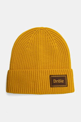 Drôle De Monsieur Caciula De Lana Le Bonnet Laine Culoarea Galben, De Lana, E.BN104.WO007.YL Le Bonnet Laine