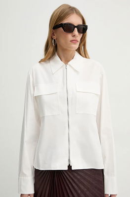 A.L.C. Camasa Femei, Culoarea Alb, Cu Guler Clasic, Regular, 5TOPS01732