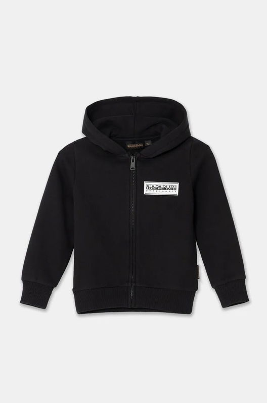 CHAMOIS FZH Culoarea Negru, Cu Glugă, Neted, NP0A4HY50411 Napapijri
