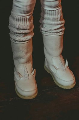 Donsje Ghete De Iarna Pentru Copii Din Piele Wadudu Special Boots Unicorn Culoarea Roz, 2022109