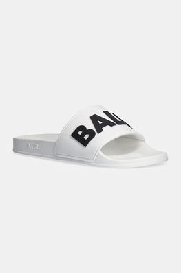 BALR. Papuci Beach Slide Barbati, Culoarea Alb, B1520.1004