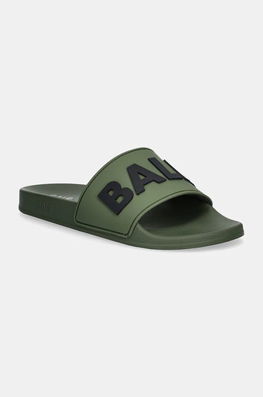 BALR. Papuci Beach Slide Barbati, Culoarea Verde, B1520.1004