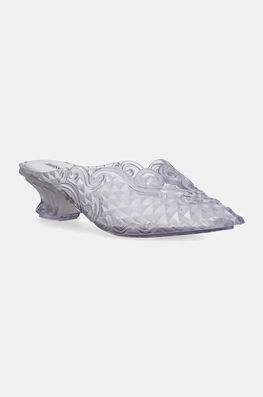 Y/Project Papuci Y/Project X Mellisa Point Mules Femei, Culoarea Alb, Cu Toc Drept, 530PU004