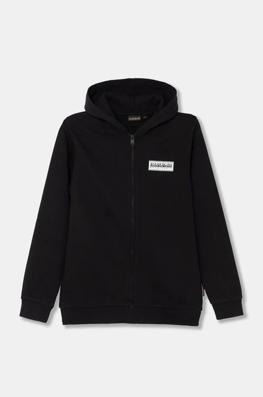 CHAMOIS FZH Culoarea Negru, Cu Glugă, Neted, NP0A4HY50411 Napapijri