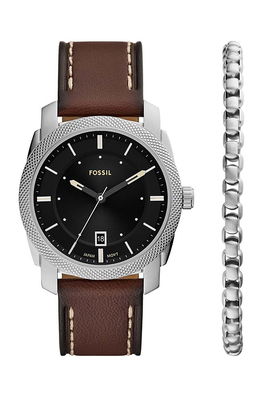 Fossil Ceas Si Bratara Culoarea Argintiu, FS6081SET